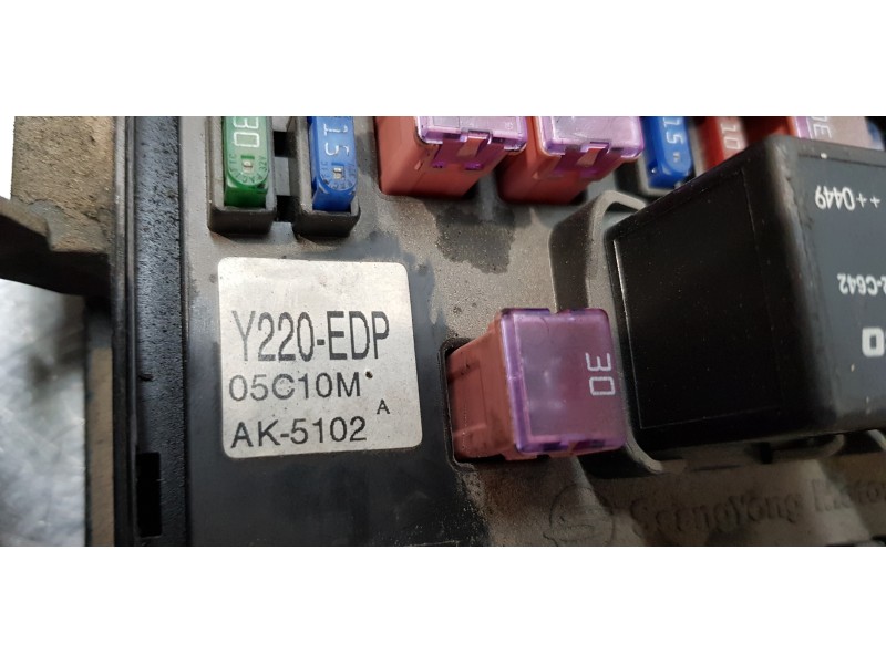 Recambio de caja reles / fusibles para ssangyong rexton rx 270 full referencia OEM IAM Y220EDP   Recambio de caja reles / fusibles para ssangyong rexton rx 270 full referencia OEM IAM Y220EDP