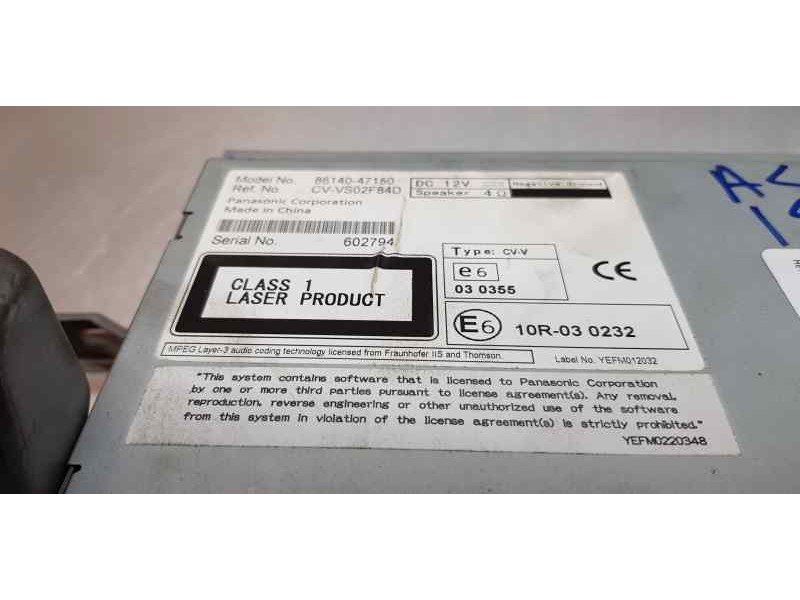 Recambio de pantalla multifuncion para toyota prius+ life referencia OEM IAM 8614047150   Recambio de pantalla multifuncion para toyota prius+ life referencia OEM IAM 8614047150