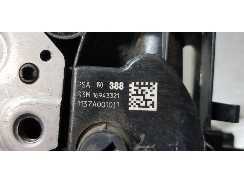 Recambio de cerradura puerta trasera derecha para citroen c4 cactus feel referencia OEM IAM 190388  