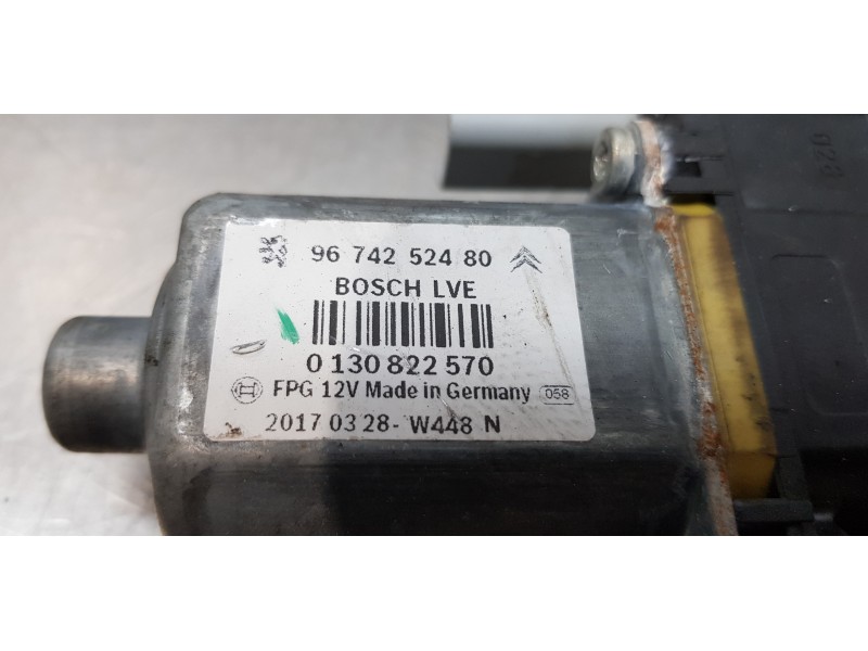 Recambio de elevalunas delantero derecho para citroen c4 cactus feel referencia OEM IAM 9674252480  