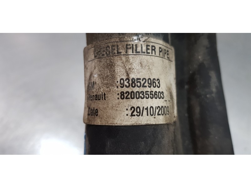 Recambio de tubo para opel vivaro furgón/combi (07.2006 =>) furgón 2.9t l2h1 referencia OEM IAM 93852963  