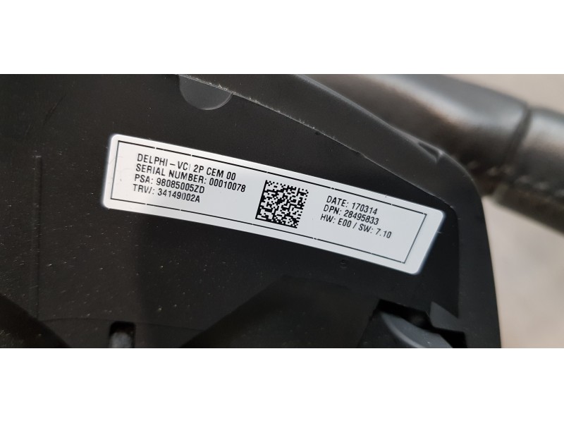 Recambio de volante para citroen c4 cactus feel referencia OEM IAM 98031272YC   Recambio de volante para citroen c4 cactus feel referencia OEM IAM 98031272YC