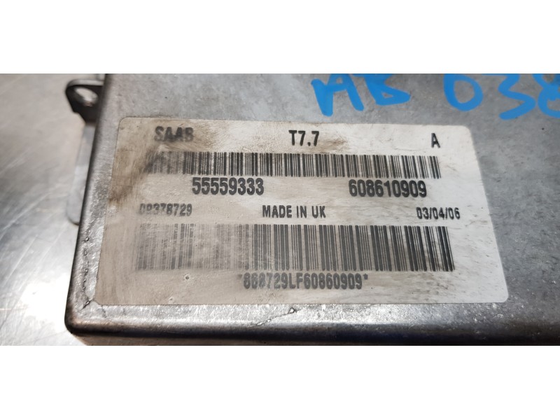 Recambio de centralita motor uce para saab 9-5 sedán 2.3 t ecopower referencia OEM IAM 55559333   Recambio de centralita motor uce para saab 9-5 sedán 2.3 t ecopower referencia OEM IAM 55559333