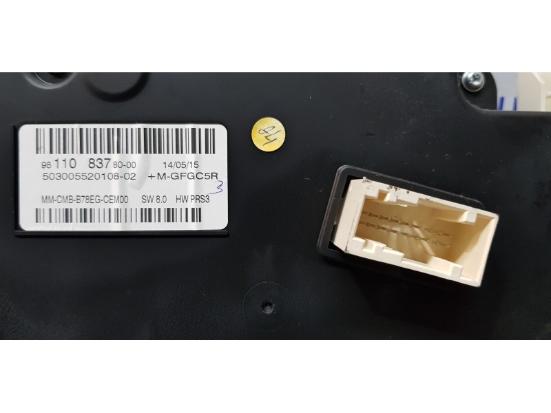 Recambio de cuadro instrumentos para citroen c4 picasso seduction referencia OEM IAM 9811083780  