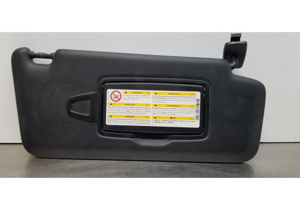 Recambio de parasol derecho para mercedes clase b (w246) b 200 cdi be (246.201) referencia OEM IAM A24681026009H43  
