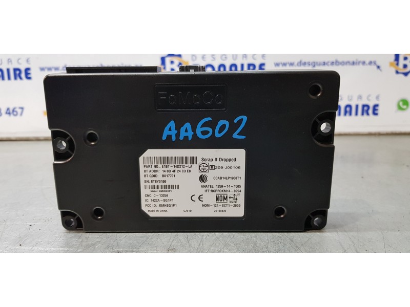 Recambio de modulo electronico para ford ecosport trend referencia OEM IAM E1BT14D212LA  