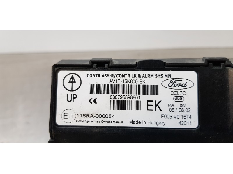 Recambio de modulo electronico para ford fiesta (ccn) trend referencia OEM IAM AV1T15K600EK   Recambio de modulo electronico para ford fiesta (ccn) trend referencia OEM IAM AV1T15K600EK