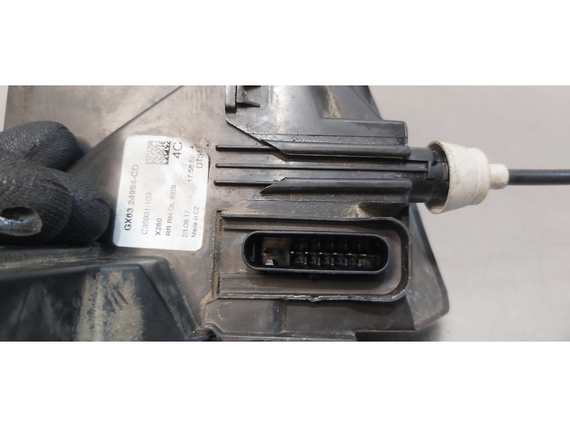 Recambio de cerradura puerta trasera derecha para jaguar xf r-sport awd referencia OEM IAM T2H17438  