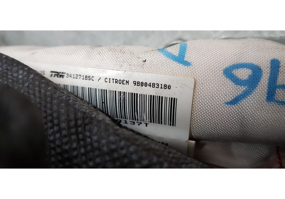 Recambio de airbag cortina delantero derecho para citroen c4 picasso seduction referencia OEM IAM 9800483180  