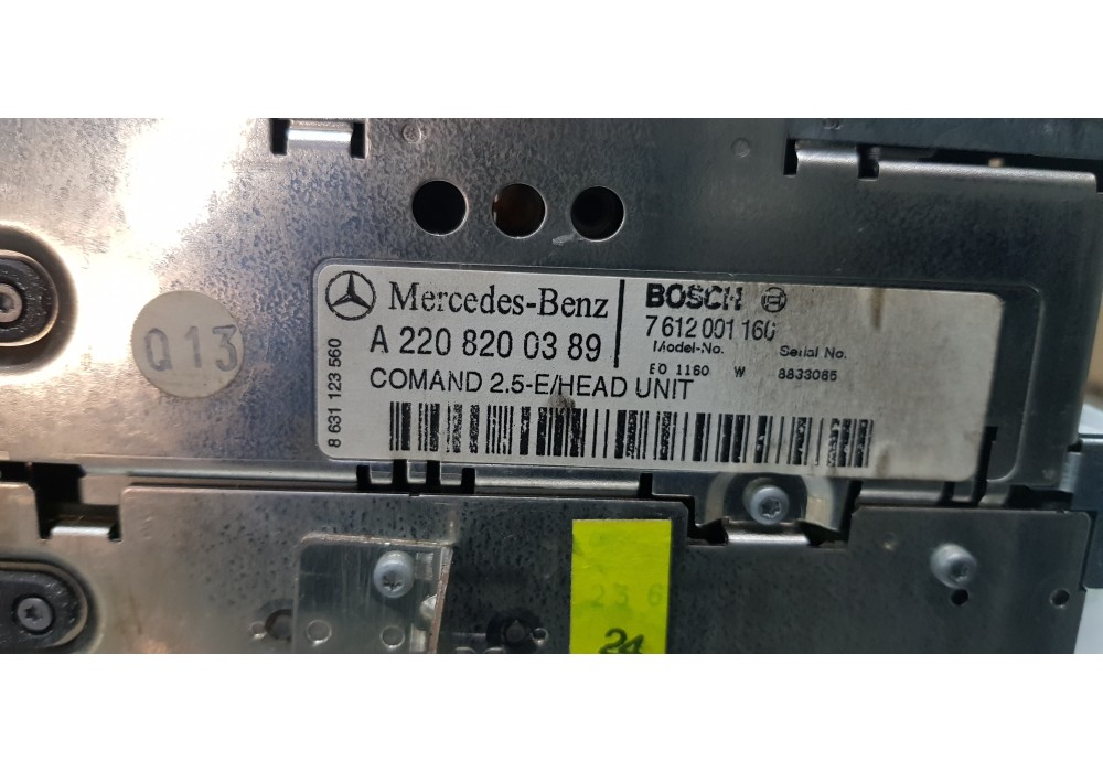 Recambio de pantalla multifuncion para mercedes clase s (w220) berlina 320 (220.065) referencia OEM IAM A2208200389   Recambio de pantalla multifuncion para mercedes clase s (w220) berlina 320 (220.065) referencia OEM IAM A2208200389