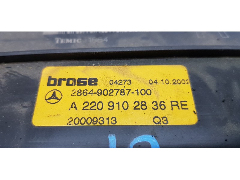 Recambio de centralita asientos para mercedes clase s (w220) berlina 400 cdi (220.028) referencia OEM IAM 2208203285  