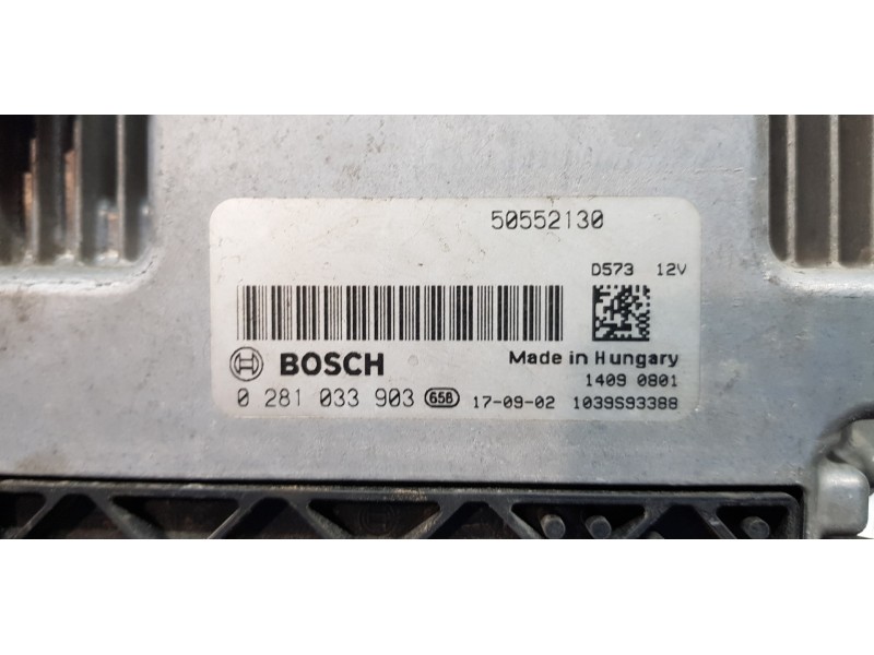 Recambio de centralita motor uce para alfa romeo stelvio (630) basis q4 referencia OEM IAM 50552130 0281033903 