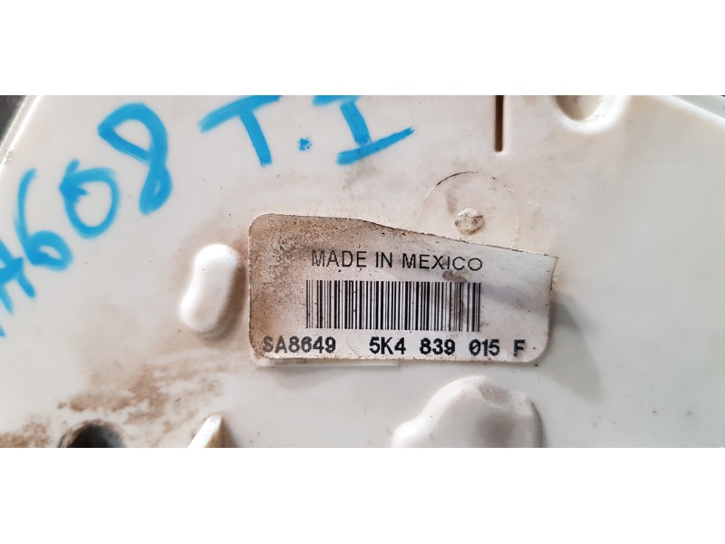 Recambio de cerradura puerta trasera izquierda para volkswagen jetta (162) sport referencia OEM IAM 5K4839015F   Recambio de cerradura puerta trasera izquierda para volkswagen jetta (162) sport referencia OEM IAM 5K4839015F