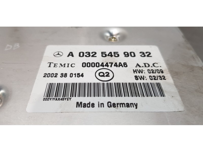 Recambio de centralita check control para mercedes clase s (w220) berlina 400 cdi (220.028) referencia OEM IAM A0325459032   Recambio de centralita check control para mercedes clase s (w220) berlina 400 cdi (220.028) referencia OEM IAM A0325459032