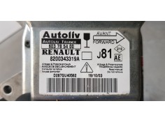 Recambio de centralita airbag para renault espace iv (jk0) expression referencia OEM IAM 8200343319A   2