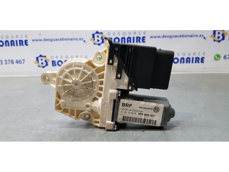 Recambio de motor elevalunas trasero izquierdo para seat toledo (5p2) stylance / style referencia OEM IAM 5P0839401  
