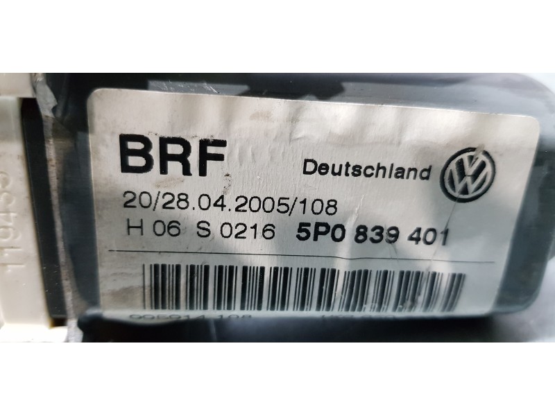 Recambio de motor elevalunas trasero izquierdo para seat toledo (5p2) stylance / style referencia OEM IAM 5P0839401  