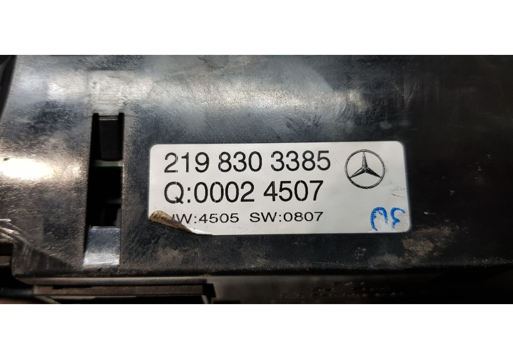 Recambio de mando climatizador para mercedes clase cls (w219) 320 cdi (219.322) referencia OEM IAM 2198303385  