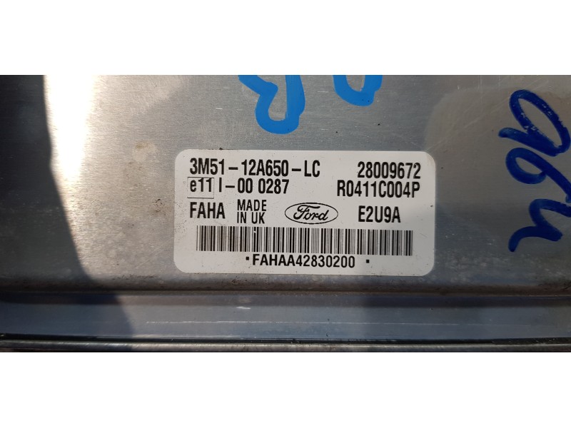 Recambio de centralita motor uce para ford focus berlina (cak) trend referencia OEM IAM 3M5112A650LC  