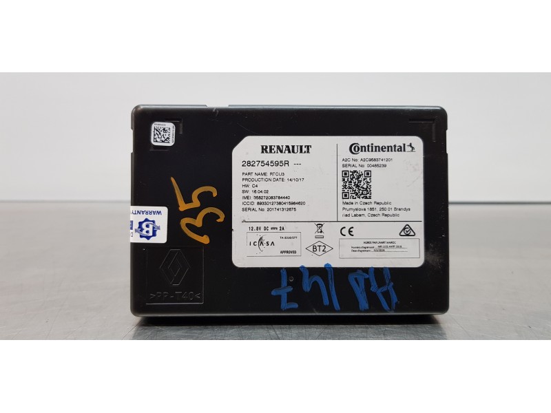 Recambio de modulo electronico para renault scenic iv edition one referencia OEM IAM 282754595R  