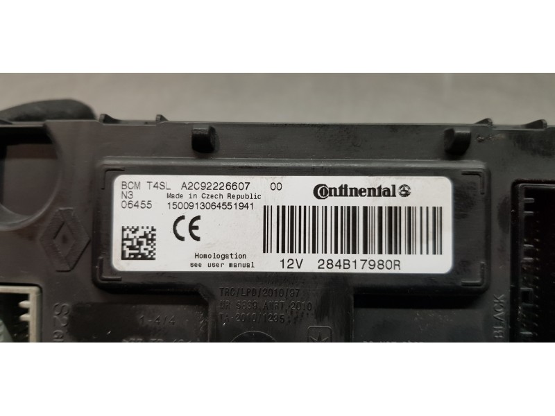 Recambio de modulo confort para dacia lodgy laureate referencia OEM IAM 284B17980R   Recambio de modulo confort para dacia lodgy laureate referencia OEM IAM 284B17980R