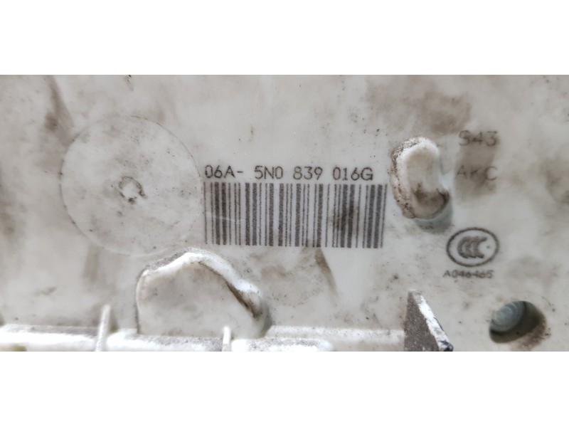 Recambio de cerradura puerta trasera derecha para skoda superb combi (3t5) active referencia OEM IAM 5N0839016G  