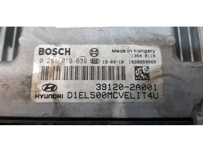 Recambio de centralita motor uce para hyundai ix35 style 2wd referencia OEM IAM 391202A001  