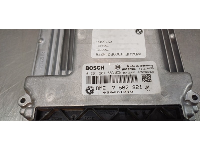 Recambio de centralita motor uce para bmw serie 1 berlina (e81/e87) 116i referencia OEM IAM 7567321  