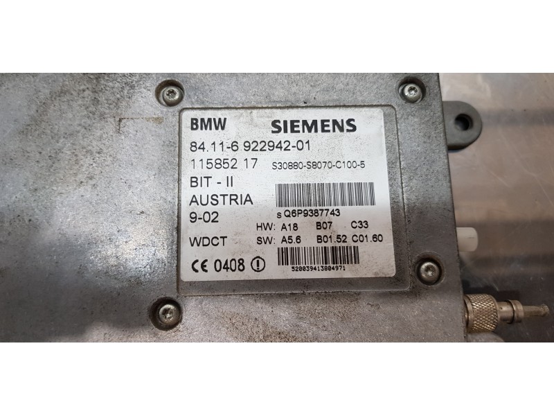 Recambio de modulo electronico para bmw x5 (e53) 3.0d referencia OEM IAM 84116922942  