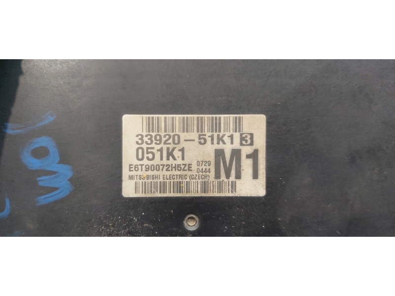 Recambio de centralita motor uce para opel agila b enjoy referencia OEM IAM 3392051K13  