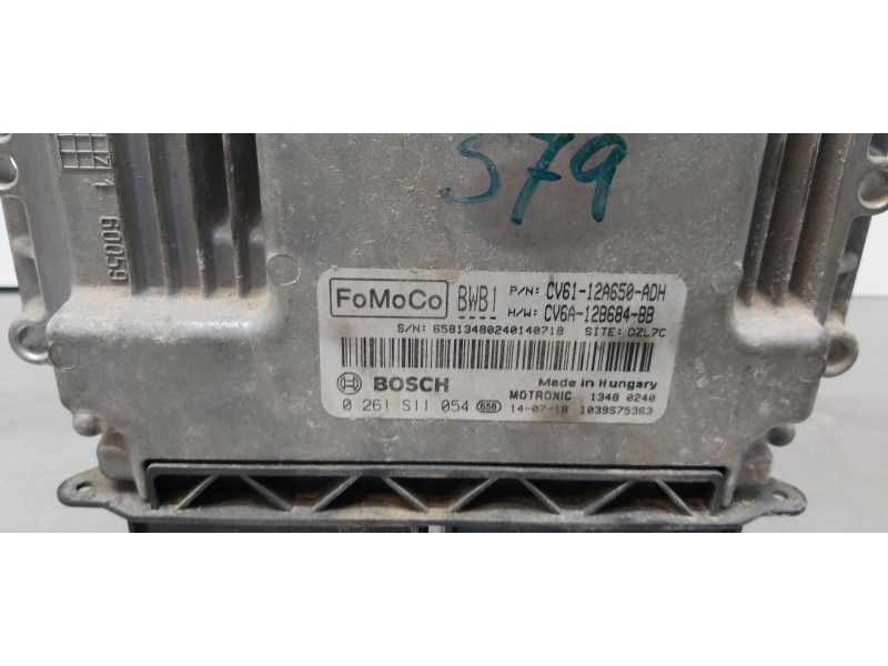 Recambio de centralita motor uce para ford c-max trend referencia OEM IAM CV6112A650ADH CV6A12B684BB 0261S11054