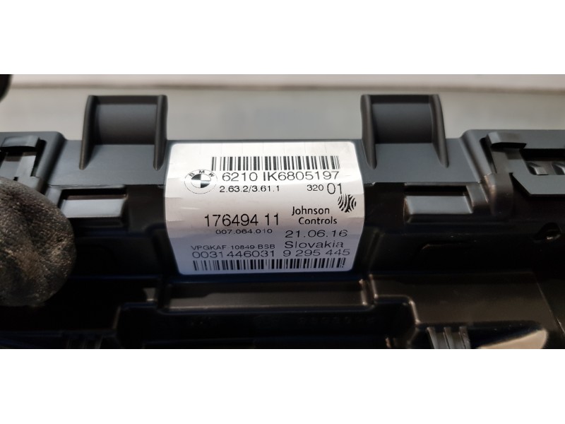 Recambio de cuadro instrumentos para bmw serie 1 lim. 5-trg. (f20) 118d referencia OEM IAM 17649411   Recambio de cuadro instrumentos para bmw serie 1 lim. 5-trg. (f20) 118d referencia OEM IAM 17649411