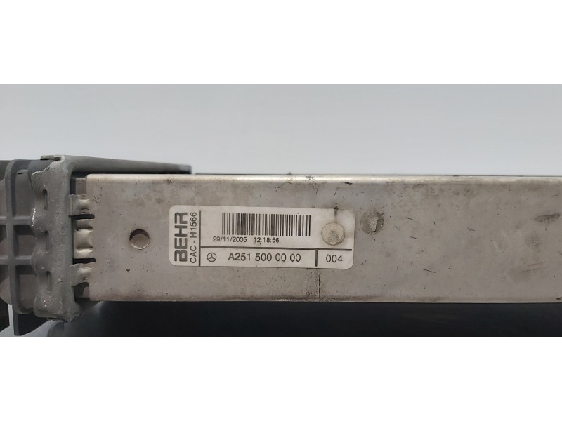 Recambio de intercooler para mercedes clase m (w164) 320 / 350 cdi (164.122) referencia OEM IAM A1645001900  