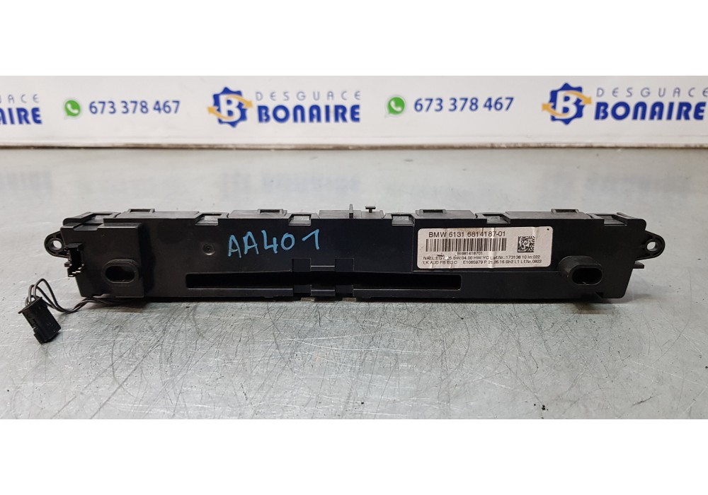 Recambio de sistema audio / radio cd para bmw serie 1 lim. 5-trg. (f20) 118d referencia OEM IAM 681418701   Recambio de sistema audio / radio cd para bmw serie 1 lim. 5-trg. (f20) 118d referencia OEM IAM 681418701