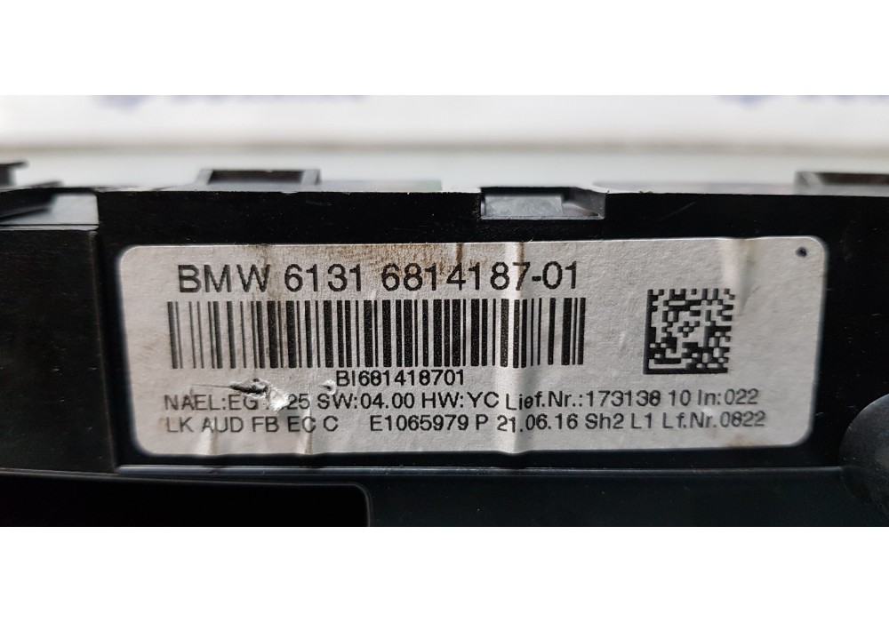 Recambio de sistema audio / radio cd para bmw serie 1 lim. 5-trg. (f20) 118d referencia OEM IAM 681418701   Recambio de sistema audio / radio cd para bmw serie 1 lim. 5-trg. (f20) 118d referencia OEM IAM 681418701