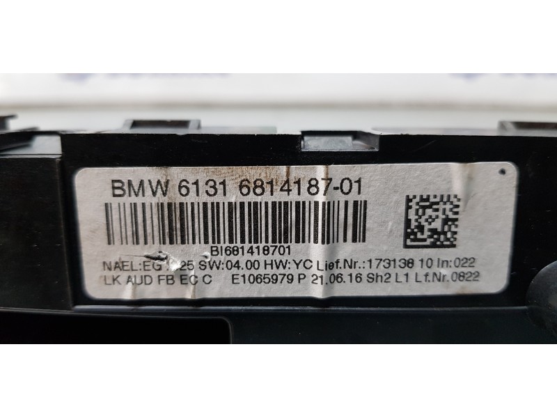 Recambio de sistema audio / radio cd para bmw serie 1 lim. 5-trg. (f20) 118d referencia OEM IAM 681418701   Recambio de sistema audio / radio cd para bmw serie 1 lim. 5-trg. (f20) 118d referencia OEM IAM 681418701