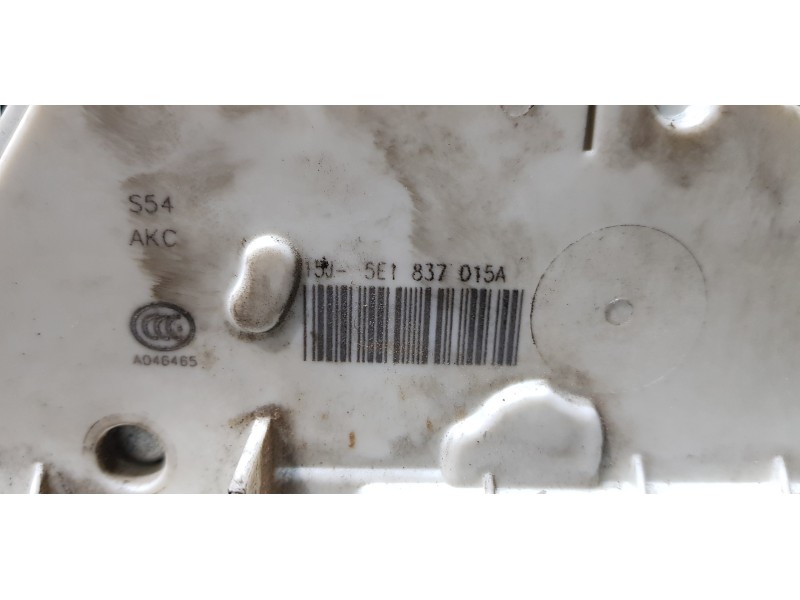 Recambio de cerradura puerta delantera izquierda para skoda rapid active referencia OEM IAM 5E1837015A  