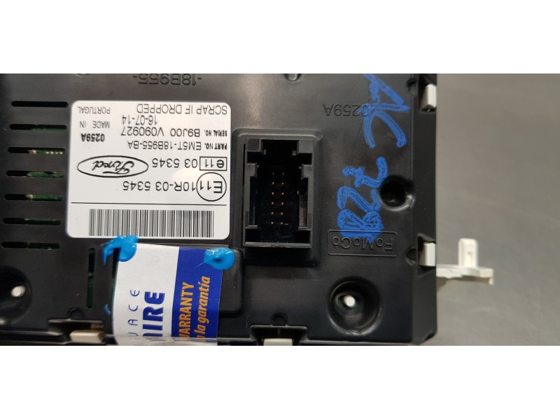 Recambio de pantalla multifuncion para ford c-max trend referencia OEM IAM EM5T18B955BA   Recambio de pantalla multifuncion para ford c-max trend referencia OEM IAM EM5T18B955BA