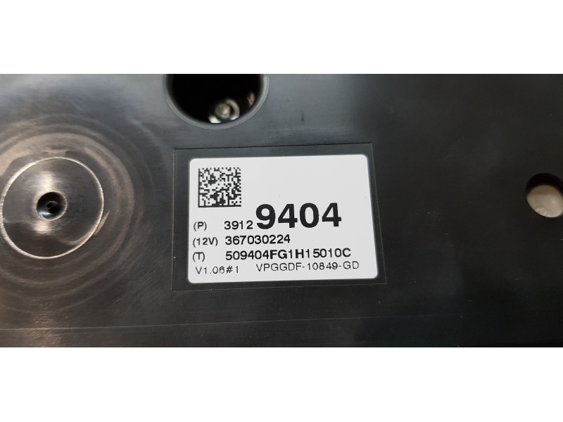 Recambio de cuadro instrumentos para opel zafira (c) selective start/stop referencia OEM IAM 39129404  