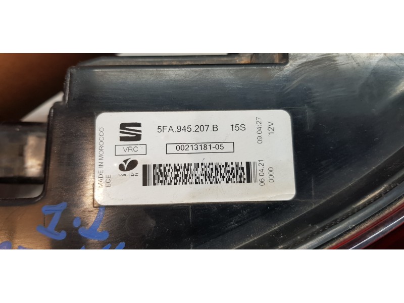 Recambio de piloto trasero izquierdo para seat leon sportstourer (kl8) xcellence referencia OEM IAM 5FA945207B  