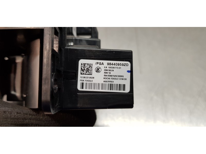 Recambio de palanca cambio para peugeot 2008 (p1) allure referencia OEM IAM 98440959ZD  