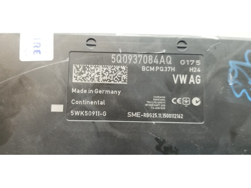 Recambio de modulo confort para seat leon st (5f8) reference referencia OEM IAM 5Q0937084AQ   Recambio de modulo confort para seat leon st (5f8) reference referencia OEM IAM 5Q0937084AQ