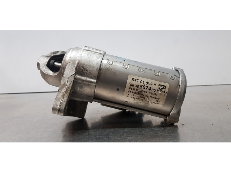 Recambio de motor arranque para peugeot 5008 allure referencia OEM IAM 9830507480   Recambio de motor arranque para peugeot 5008 allure referencia OEM IAM 9830507480
