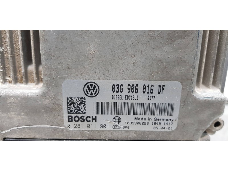 Recambio de centralita motor uce para volkswagen golf v berlina (1k1) trendline referencia OEM IAM 03G906016DF 0281011901 