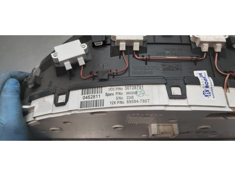 Recambio de cuadro instrumentos para volvo xc70 d5 awd kinetic (136kw) referencia OEM IAM 30728791 69594780T  Recambio de cuadro instrumentos para volvo xc70 d5 awd kinetic (136kw) referencia OEM IAM 30728791 69594780T