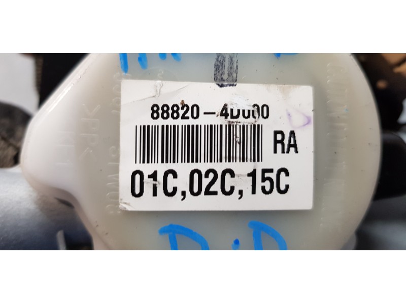 Recambio de cinturon seguridad delantero derecho para kia carnival 2.9 crdi vgt active referencia OEM IAM 888204D000   Recambio de cinturon seguridad delantero derecho para kia carnival 2.9 crdi vgt active referencia OEM IAM 888204D000