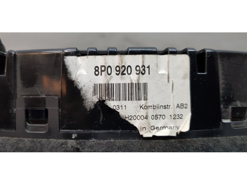 Recambio de cuadro instrumentos para audi a3 (8p) 2.0 tdi ambiente referencia OEM IAM 8P0920931EX 8P0920931 
