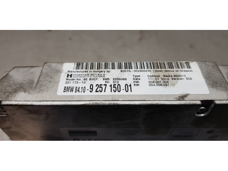 Recambio de modulo electronico para bmw serie 5 gran turismo (f07) 530d xdrive referencia OEM IAM 84109257150  