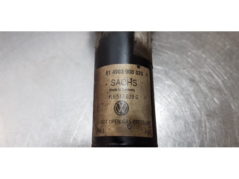 Recambio de amortiguador trasero derecho para volkswagen touareg (7la) tdi r5 referencia OEM IAM 7L6513029G   Recambio de amortiguador trasero derecho para volkswagen touareg (7la) tdi r5 referencia OEM IAM 7L6513029G