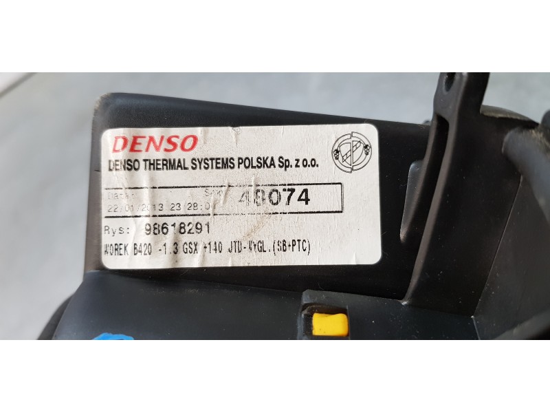 Recambio de motor calefaccion para ford ka (ccu) titanium+ referencia OEM IAM 98618291   Recambio de motor calefaccion para ford ka (ccu) titanium+ referencia OEM IAM 98618291